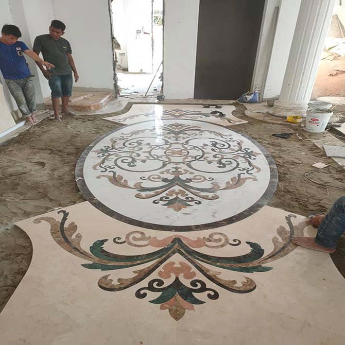 mẫu nền nhà dá marble hoa văn đep